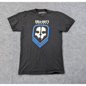Call of Duty Ghosts Shirt Mens Small Y2K Graphic COD Skull Gaming Merch Vintage